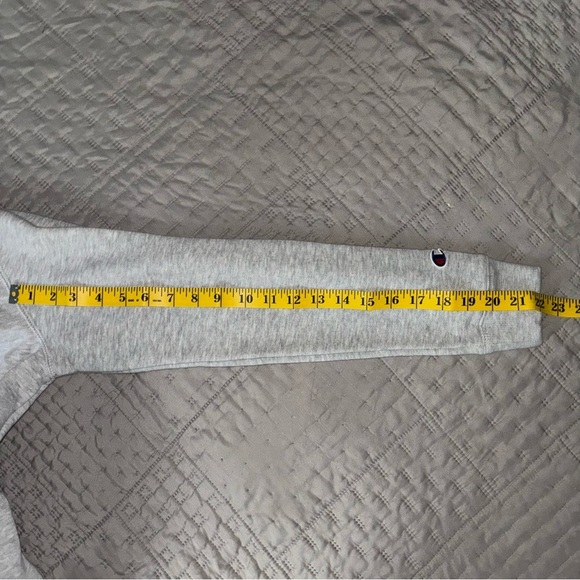 Gray champion hoodie, size L - Picture 6 of 9